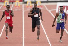 NFL Star DK Metcalf Runs 10.36 Seconds For 100 Meters