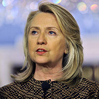 HIllary Clinton. Photo/Glenn Fawcett/DoD/Wikimedia Commons.