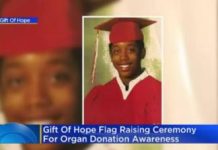 Gift Of Hope Raises Flag For Organ/Tissue Donation Awareness