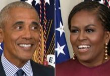 Hear Obama’s Joke After Unveiling White House Portraits