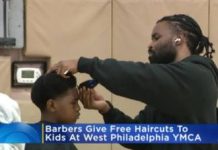 Barbers Who Care Gives Out Free Haircuts To Children At West Philly YMCA