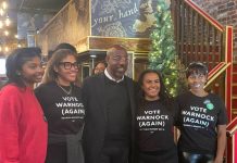 Warnock Continues Runoff Tour To Over Coffee And Eggs