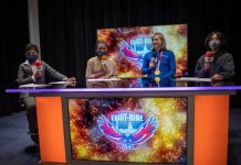 Katie Ledecky Conducts STEM Presentation At Middle School