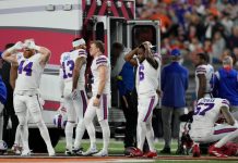 Bills Player Damar Hamlin Is In Critical Condition After Collapsing From A Cardiac Arrest On The Field