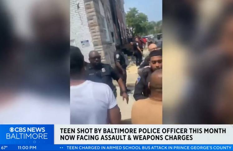 Teen Shot By Baltimore Police Officer Facing Assault And Gun Charges ...