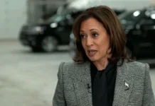 Harris Blames Trump For Supreme Court Overturning Roe V. Wade