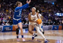 No. 3 LSU Advances To Women’s March Madness Sweet 16 Amid Distraction Surrounding Head Coach Kim Mulkey