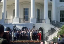 Kansas City Chiefs Back At White House To Celebrate Super Bowl 58