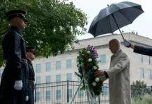 Biden, Harris, Trump And Vance Commemorate 9/11 At Ground Zero