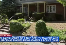 FBI Searches Homes Of 2 Of Mayor Eric Adams’ Top Aides, NYPD Phones Subpoenaed