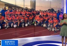 NFL Hall of Famers Encourage Paralyzed Frisco Teen At Football Game