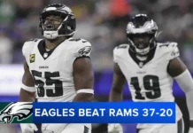 WATCH: Eagles Beat Rams 37-20 In 7th Consecutive Win