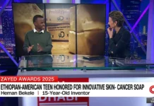 Ethiopian-American Teen Honored For His Healthcare Innovation At The 2025 Zayed Awards