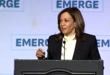Kamala Harris Condemns Trump In Speech