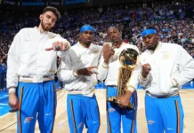 NBA Opening Night: OKC Wins Double-OT Thriller Against Rockets As They Receive Championship Rings