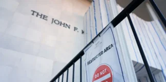 Trump Seen With ‘Kennedy Center Demolished’ Poster As His Lawyers Tell Judge Of Damage To Arts Building To Justify Closure